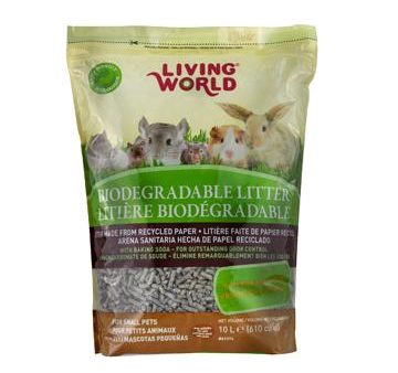 Living World Litière pour animaux de papier recyclé en granule 10L Online