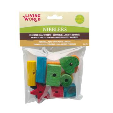 Living World Nibblers jouet à gruger formes diverses en bois petits mammifères Online Hot Sale