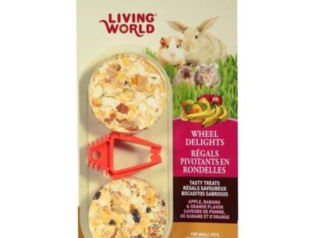 Living World régals pivotants en rondelles saveur de pomme, banane et orange pour petits mammifères Hot on Sale