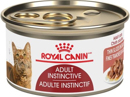 Conserve pour chat Royal Canin - Fines tranches en sauce adulte instinctif Hot on Sale