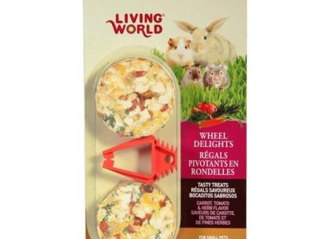 Living World régals pivotants en rondelles saveur de carotte, tomate et fines herbers pour petits mammifères Online Sale