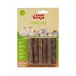 Living World Nibblers jouet à gruger bâtonnets en bois d arbre à kiwis pour petits mammifères Discount