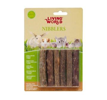 Living World Nibblers jouet à gruger bâtonnets en bois d arbre à kiwis pour petits mammifères Discount