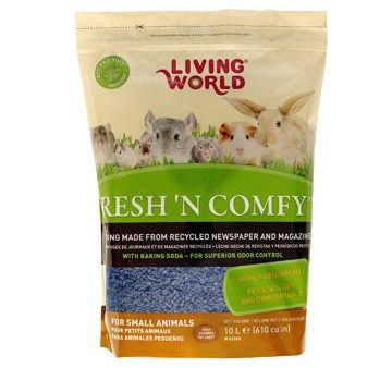 Living World Litière papier pour animaux Fresh N Comfy bleue Online Sale